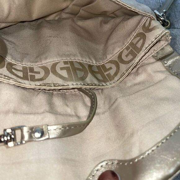 Giani Bernini Canvas Leather Trim Wristlet - Picture 6 of 12